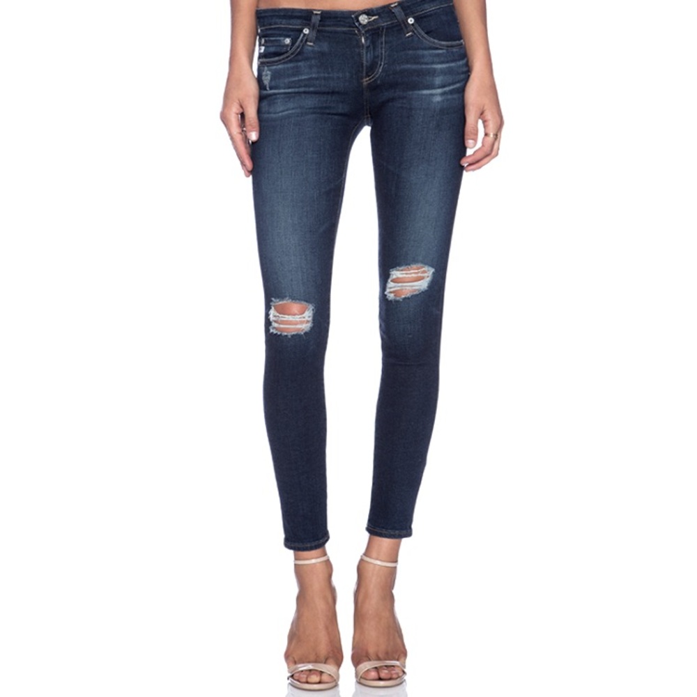 AG The Legging Ankle Distressed Jeans 👖 Size 29